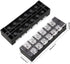 uxcell 2 Pcs 600V 45A Dual Rows 6 Positions Cable Barrier Block Terminal Strip TB-4506L