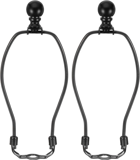 PATIKIL 7.5 Inch Lamp Harp Kit with Finial, 2 Set Detachable Shade