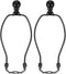 PATIKIL 7.5 Inch Lamp Harp Kit with Finial, 2 Set Detachable Shade