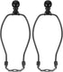 PATIKIL 7.5 Inch Lamp Harp Kit with Finial, 2 Set Detachable Shade