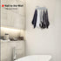 Over The Door Hooks - Towel Rack for Bathroom Towel Holder with 7 Coat Hooks for Bedroom Kitchen