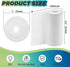 5 5 Rolls Thermal Printer Paper & Rolls Self-adhesive Stickers, White Printer Paper For Mini Sticker Receipt Printer