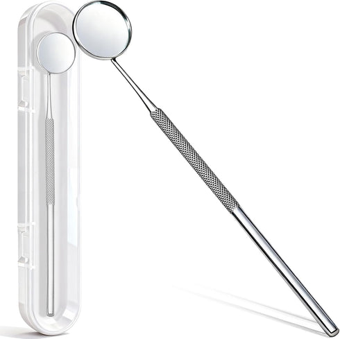 G.CATACC Dental Mirror, Stainless Steel Dentist Tool for Teeth Cleaning Mouth Inspection