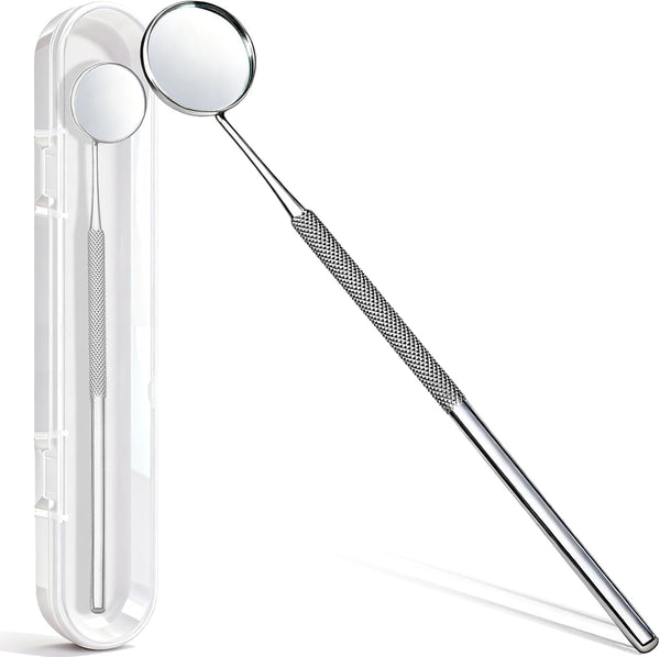 G.CATACC Dental Mirror, Stainless Steel Dentist Tool for Teeth Cleaning Mouth Inspection