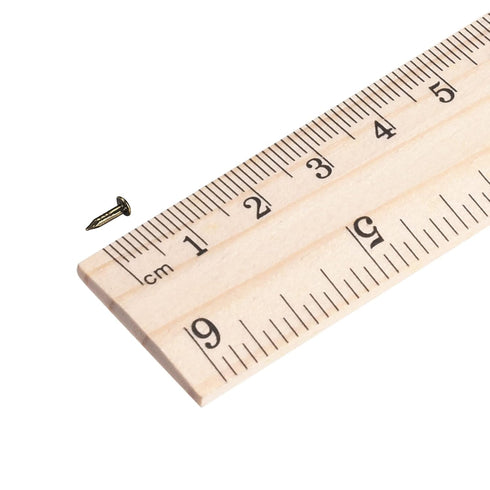 uxcell Small Tiny Nails 1.2x6mm for Wooden DIY Decorative Pictures, Bronze Tone, 200pcs
