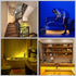 KUCAM 2M Closet Closet, Motion Sensor Wardrobe Light, LED Strip Lights, PIR Auto on/Off, Battery Powered Warm White