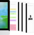 edooi Office Desk Accessories 3pcs Multifunction Computer Monitor Memo Board - Transparent Computer
