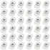 Self Adhesive Mini Caster Wheels, Stem Casters Roller Bearing, 360° Rotation Universal Wheel, Sticky Pulley (White - 36