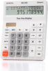 Calculator Handheld Large Display with 12 Digits, Dual Solar Power and Battery, Tax and Check Function