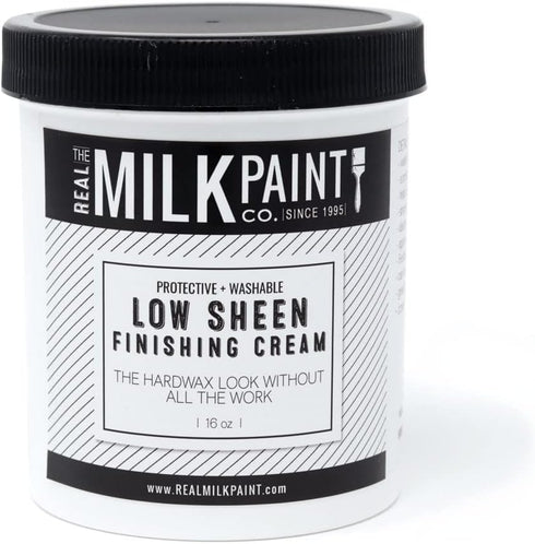 Real Milk Paint, Finishing Cream for Painted Furniture, Kitchen Cabinets, Tabletops, Window