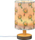 Lotupokon Sunflower Bouquet Floral Beige Table Lamp USB Desk Light Small Desk Lamp LED Bedside Lamps for Office Living