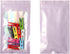 IRTGFHJE Flat Lock Bags 100PCS Aluminum Foil Window Zipper Storage Bag DIY Matcha