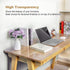 RYPDKM 1.0mm 12"x20" Office Desk Clear Mat Thick Plastic Protector Cover Pad PVC Transparent Topper Surface Anti