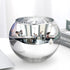 SNDEC Cubicle Accessories | 6'' Glass Candy Dish Desk Mirror | Home Office Aesthetic Table Vases