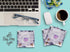 Butler in the Home Sticky Notes, 12 Pack, 3"x3", 50 Sheets Per Pad, Astrology Crystals, Cute Memo Pads