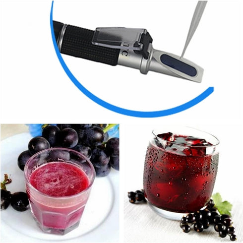 VGVGV 0-25% 0-40% Brix Refractometer, Handheld Grape Refractometer for Wine Spirits Tester Alcoholo Meter Brix Sugar