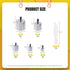 7 Pcs Precision Scale Calibration Weight Set, 5g 10g 2x20g 50g 100g Grams Steel Weights Calibration with Tweezers for Digital Balance Scale, Jewellery Scale, M2 Class(Total 200g)