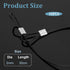 Zelphvt 10 2mm 12 Inch Pcs Stainless Steel Cable with Loops, Vinyl Wire Rope Security Chain Lock Bicycle Security Cable