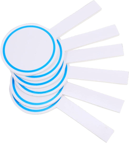 Dry Erase Paddle Board - 6Pcs Handheld Double Sided Paddles - Mini White Boards for Classroom Judges Score