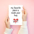 CTVSPC Romantic Anniversary Card for Husband Wife Couple Partner, Sweet Love Card Gifts for Him Her Boyfriend