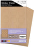 Round Kraft Labels Stickers, Printable Paper Brown Color, 2 Inches, Pack of 240 Labels - 20 Sheets
