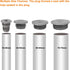 uxcell Silicone Drain Pipe Seal Ring, Anti-Odor Floor Drain Plug for 35-40mm PVC Drainage Pipes, Grey Sealing Cover