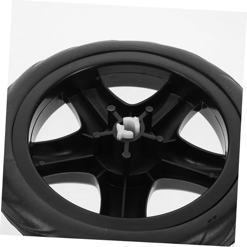 2pcs Alipis Heavy Duty Grocery Trolley Wheels Compact Stair Friendly Rolling Cart Replacement Casters for Shopping