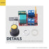 CENTAURUS 3Pcs DC Motor Speed Controller Module, 3V-35V PWM Speed Control Switch, Mini 5A Max 90W LED Dimmer