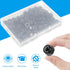 Yinpecly 150Pcs M3 0.5mm M3 x Nylon Insert Hex Lock Nuts Carbon Steel Zinc Plated Locknuts Self-Locking Nut Metric