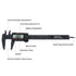 Kynup Digital Caliper, Electronic Measuring Tool with LCD Screen and Auto-Off Feature, Inch and Millimeter Conversion