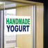 Fastasticdeals 36x24Inches Decal Stickers Multiple Sizes Handmade Yogurt Green Blue Bar Restaurant Food Industrial