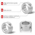 4pcs Clamp-on Shaft Collar Aluminum Alloy Bore Shaft Collars, 10mm Bore Size for CNC Machine Tools