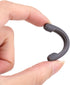 YR Soft Silicone Eyeglasses Temple Tips Sleeve Retainer, Anti-Slip Elastic Comfort Glasses Retainers, 5 Pairs - Gray
