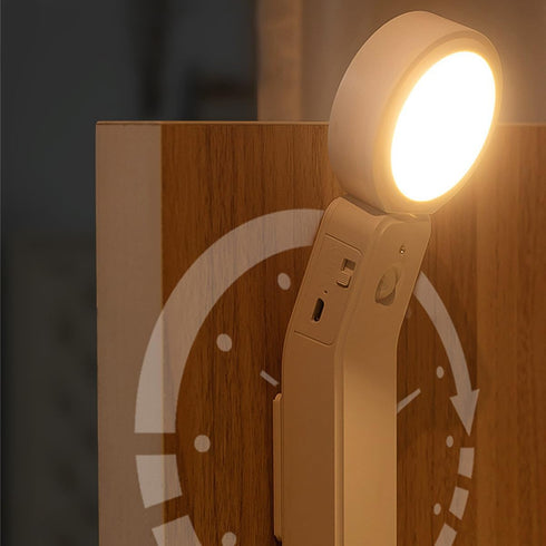 Hemobllo LED Human Body Induction Lamp Rechargeable Small Night Light with Warm Soft Glow Large Wide-Angle Sensor