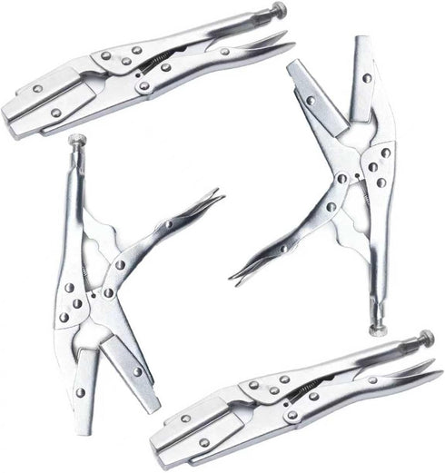 WUYIZHEHAO 10-Inch Radiator Hose Clamp Pliers Set 4-Pack, Heavy Duty Self-Locking Pinch Off