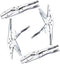 WUYIZHEHAO 10-Inch Radiator Hose Clamp Pliers Set 4-Pack, Heavy Duty Self-Locking Pinch Off