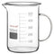 stonylab 500 ml Glass Beaker with Handle, Borosilicate Graduated Low Form Griffin Beaker