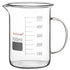 stonylab 500 ml Glass Beaker with Handle, Borosilicate Graduated Low Form Griffin Beaker