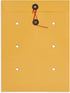 Blue Summit Inter-Department Envelopes - String Tie, Brown Kraft, 9 x 12 Inches, Pack of 100 Envelopes