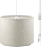 KUAUGST Plug in Pendant Light, 15 FT Hanging Lamp with Plug in Cord,