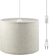 KUAUGST Plug in Pendant Light, 15 FT Hanging Lamp with Plug in Cord,