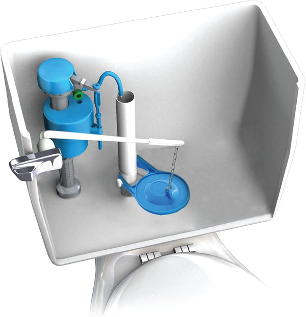 Danco HFX320 HydroFix Toilet Repair Kit for 3-Inch Flush Valve Toilets, Fix Noisy, Running, and Leaky Toilets