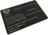 Metal Business Cards Anodized Aluminum Plaque Plate, 86X54X0.8mm (Red, Blank, 10PCS)
