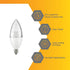 E12 Bulbs B11 Bulb Dimmable 4.5W (40W 5000K 300 Diodesy- LED Candelabra Candle Base Chandelier Light Equivalent) Bright