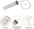 350ml Large Plastic Syringe with 40 Inches Tubing for Liquid, Plant Irrigation, Inks, Perfumes, Feeding Pets