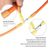 PONFY 80PCS Heat Shrink Piggyback Spade Connectors, 3 Way Connector Kit for Quick Disconnect Electrical Terminals