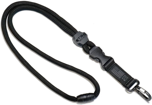 T3 Lanyard U.S. Special Edition - Durable Round Cord with Metal Hook and Breakaway Buckle (American Flag Edition)