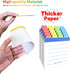 Neando 2x3.5 inches, 1/4 400gsm 20 Counts Business Cards Dividers the Blank Name Cards Guide, Cut Tabbed Note Cards