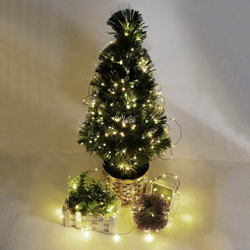 165ft 500 50M ER CHEN Led String Lights, Led Starry Lights on Green Copper Wire String Lights Power Adapter + Remote