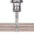 HOZLY 1/8 Inch Shank Carbide End Mills | Up & Down Cut CNC Spiral Router Bits for Woodworking (Pack of 5)
